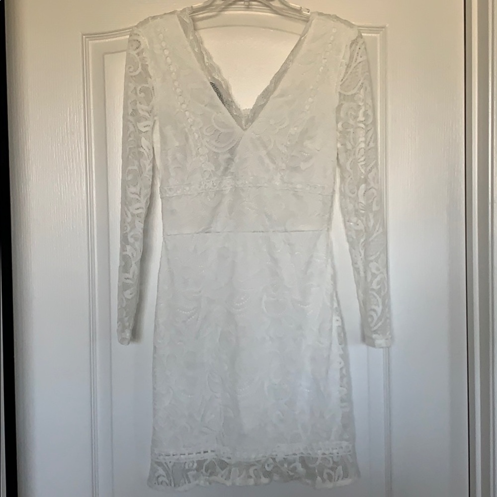 NWT white lace dress